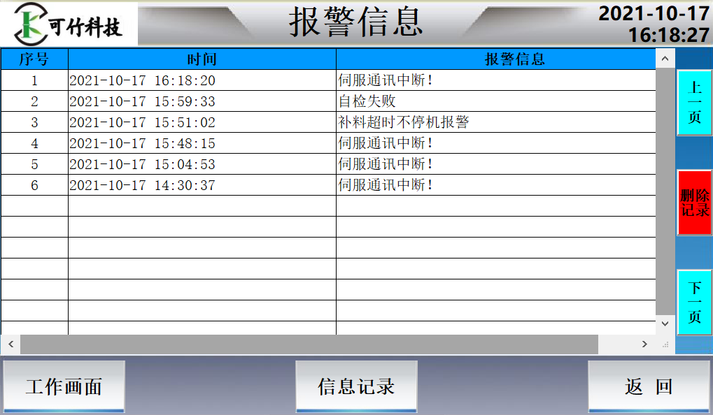 系统警报